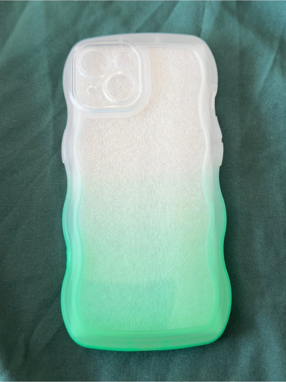 Gradient Aqua Green iPhone 15 Case 6.1